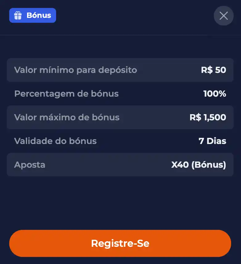 Bônus e Status VIP
